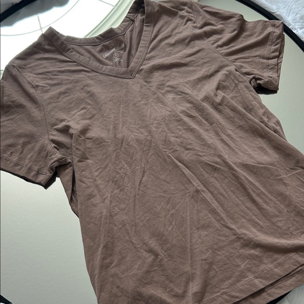 Universal Thread- Brown V-Neck T-Shirt